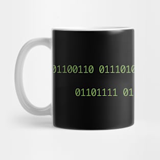 f**k off - binary code Mug